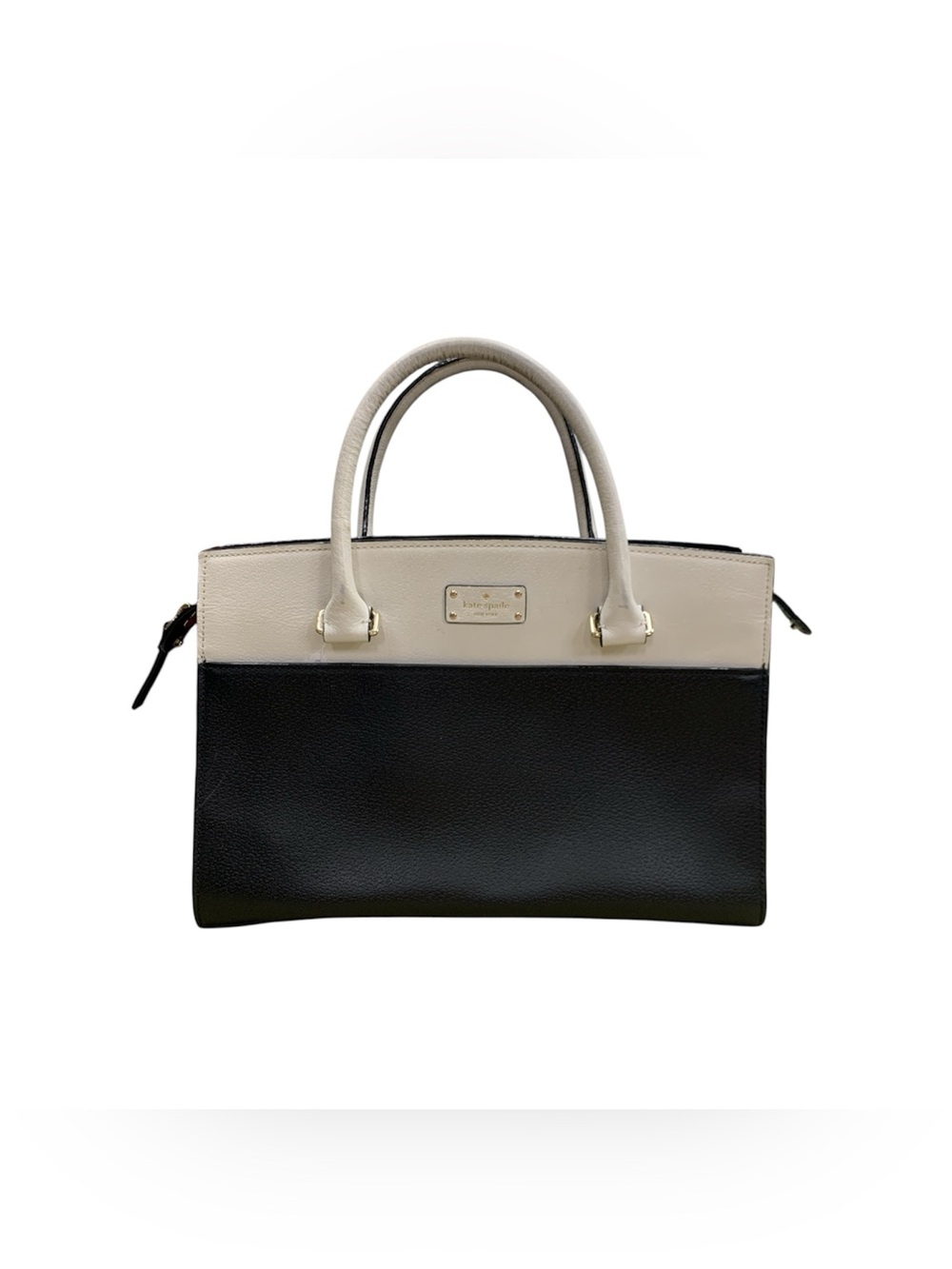 kate spade Two-Tone Black and Cream Satchel